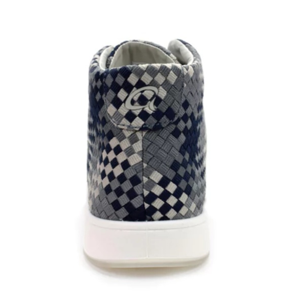 Aureus Men's Lux Mid-Top Quilted Slip-On Sneaker - Picture 3 of 5